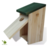 bird house askew roof (green)