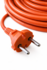 Verlengsnoer 10 meter oranje